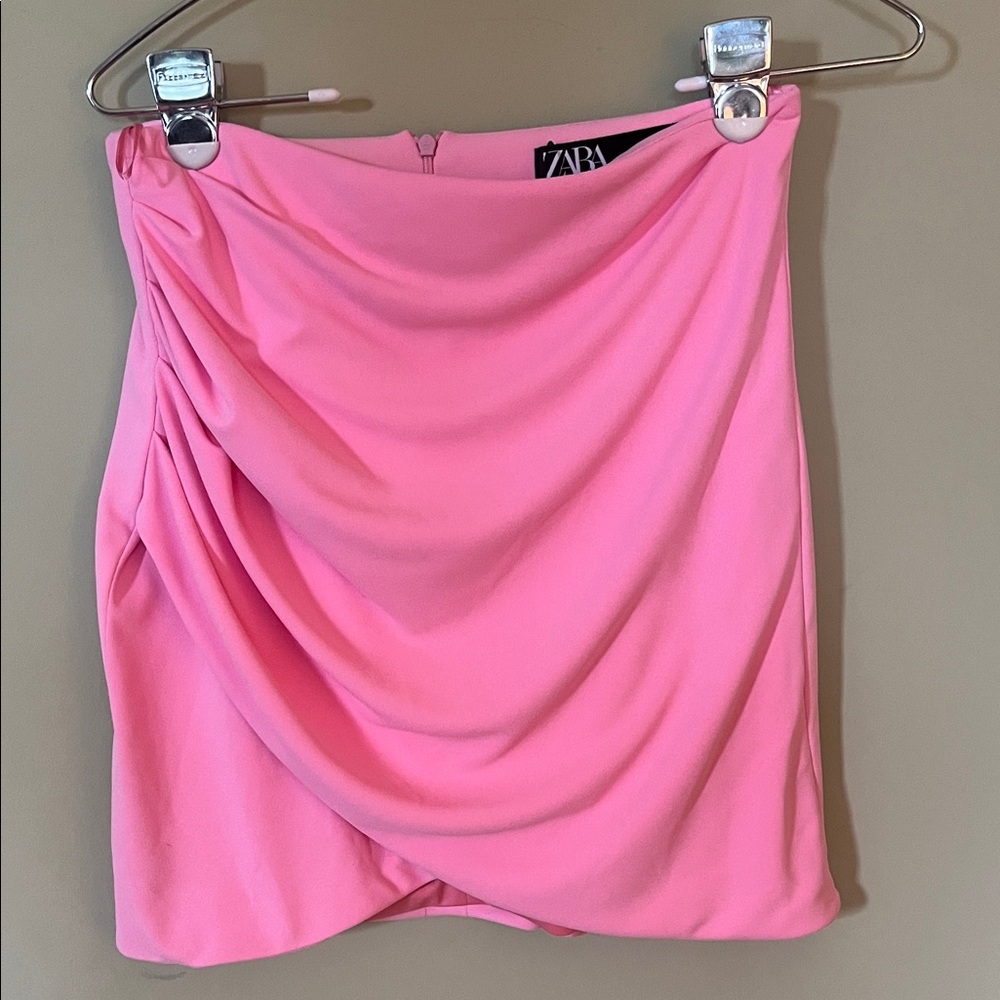Zara Vibrant Pink Mini Skirt